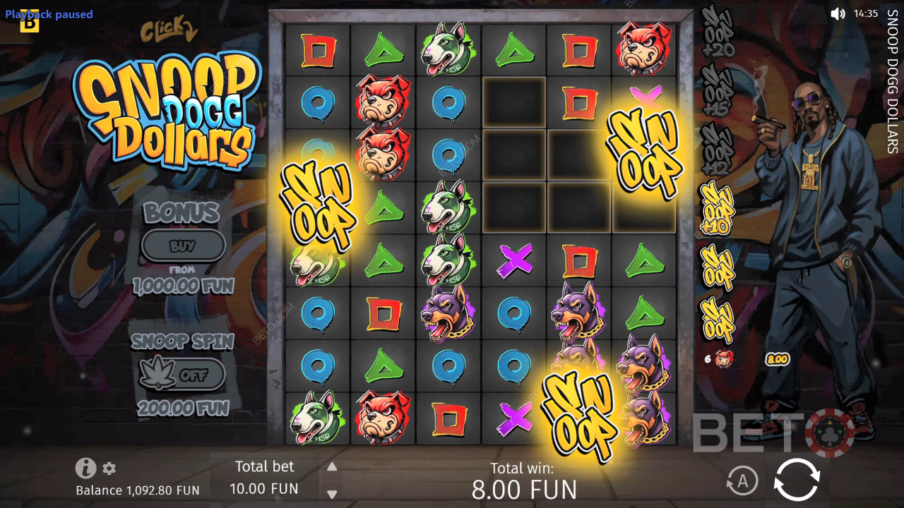 Recenzja Snoop Dogg Dollars od BETO Slots