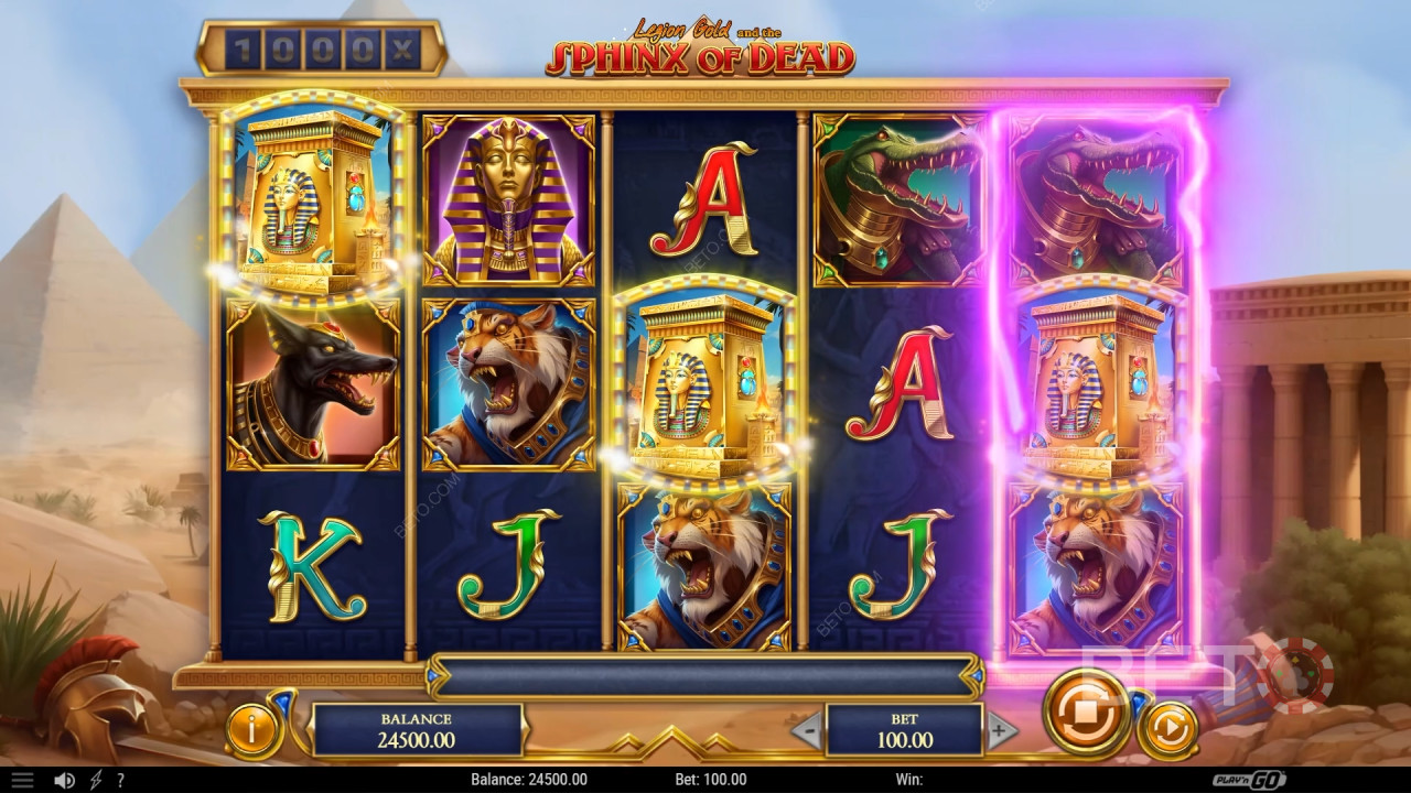 Legion Gold i recenzja gry Sphinx of Dead od BETO Slots