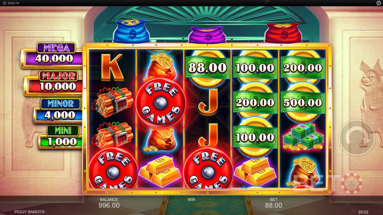 Recenzja Piggy Bandits od BETO Slots