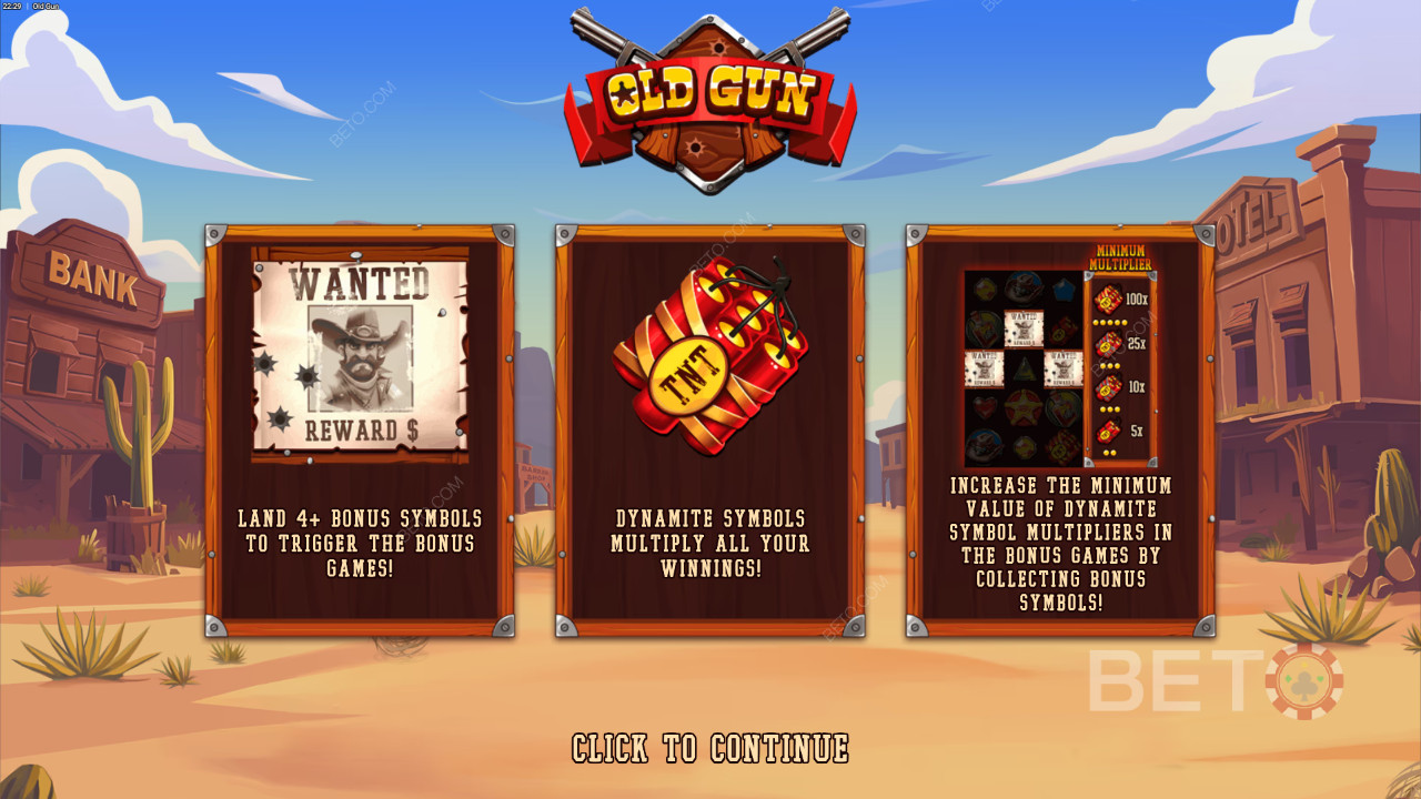 Funkcje bonusowe wyjaśnione w Old Gun przez Backseat Gaming