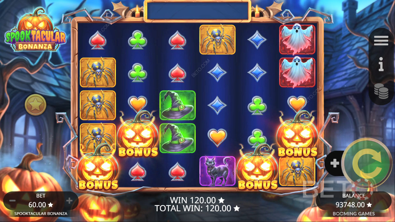 Recenzja Spooktacular Bonanza od BETO Slots