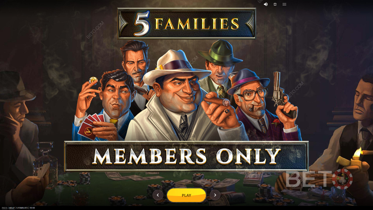 Zagraj w pokera z gangsterami w slocie online 5 Families