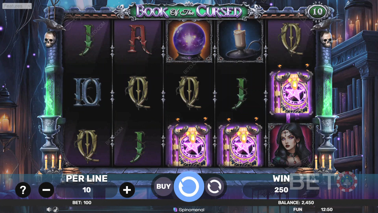 Recenzja Book of the Cursed od BETO Slots