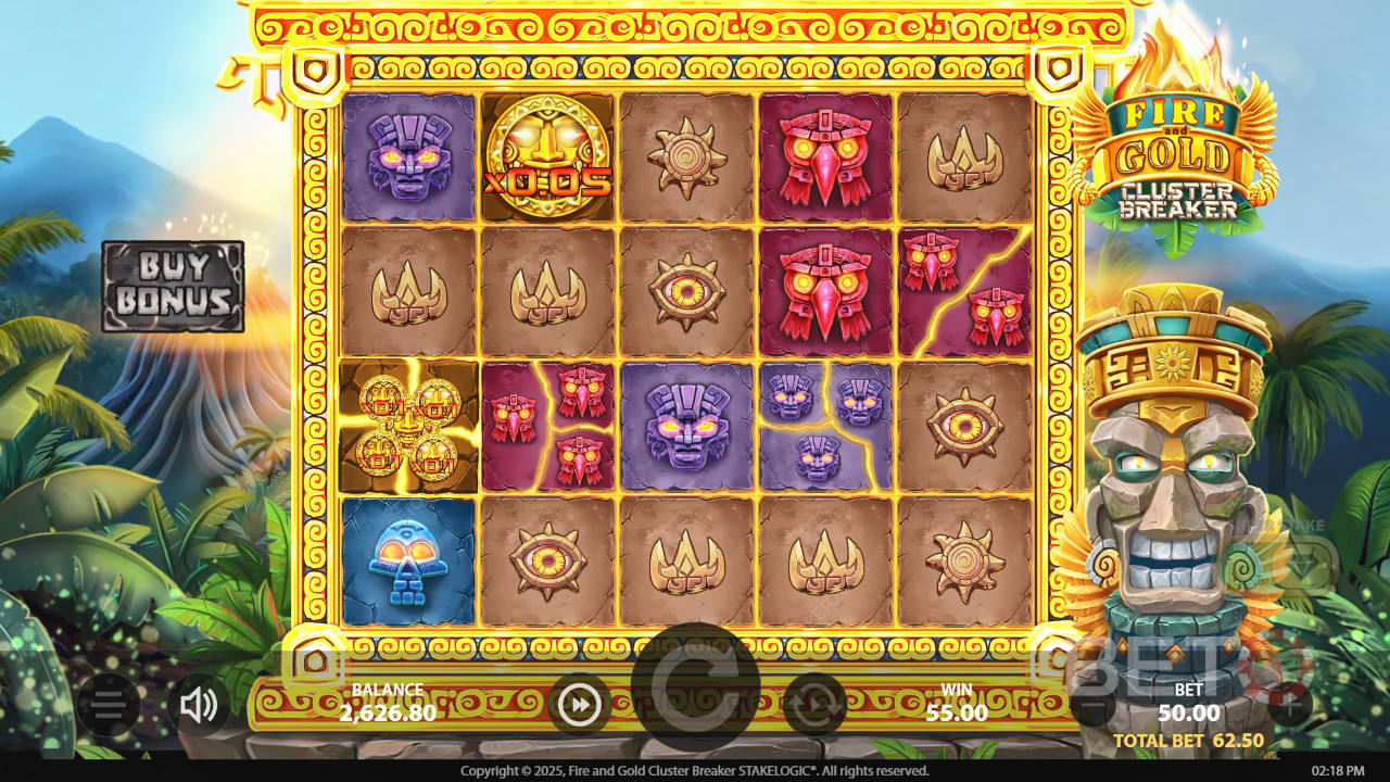 Fire and Gold Cluster Breaker Graj Za Darmo