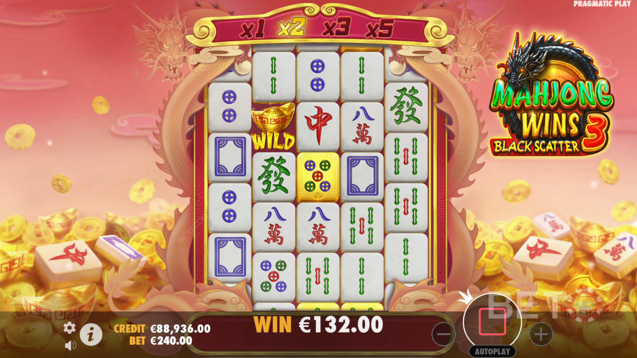 Mahjong Wins 3 - Czarny scatter - tak czy nie?