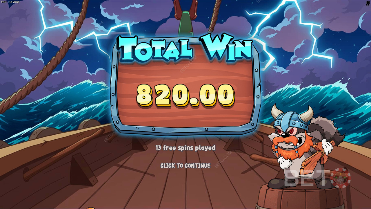Wygraj 10 000x swój zakład na slocie Le Viking online!