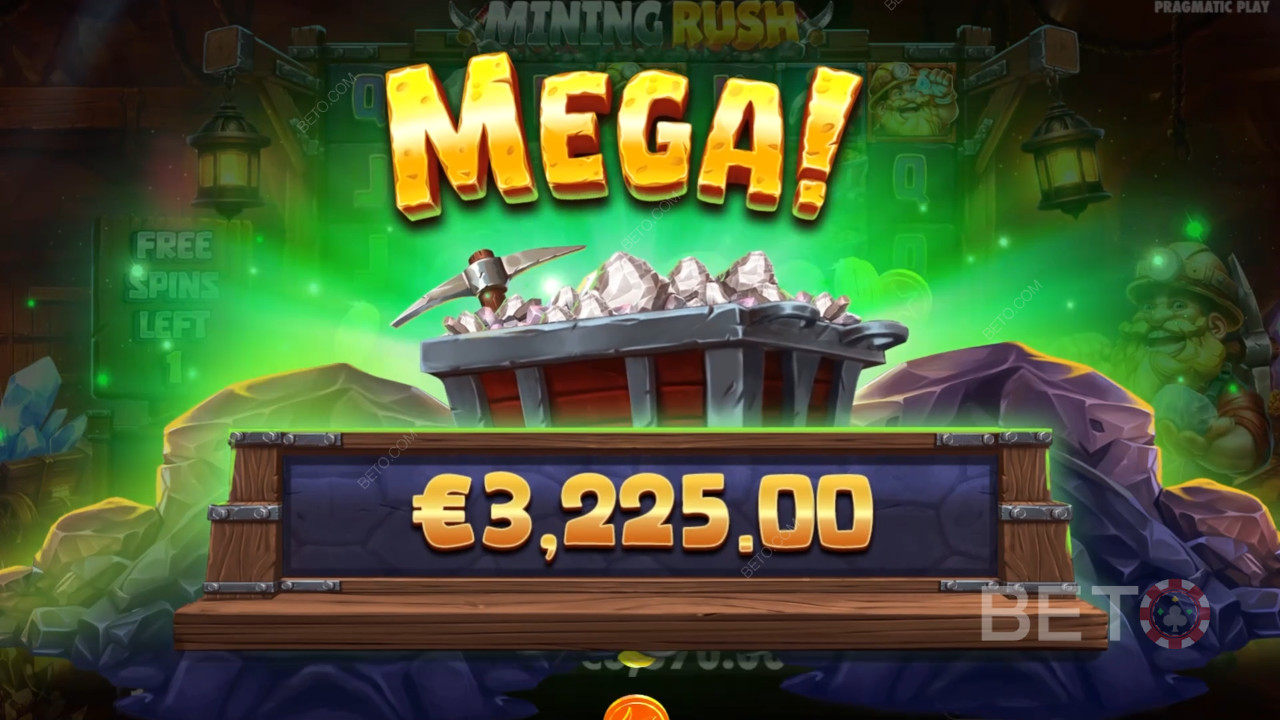 Wygraj 10 000x swój zakład na slocie online Mining Rush!