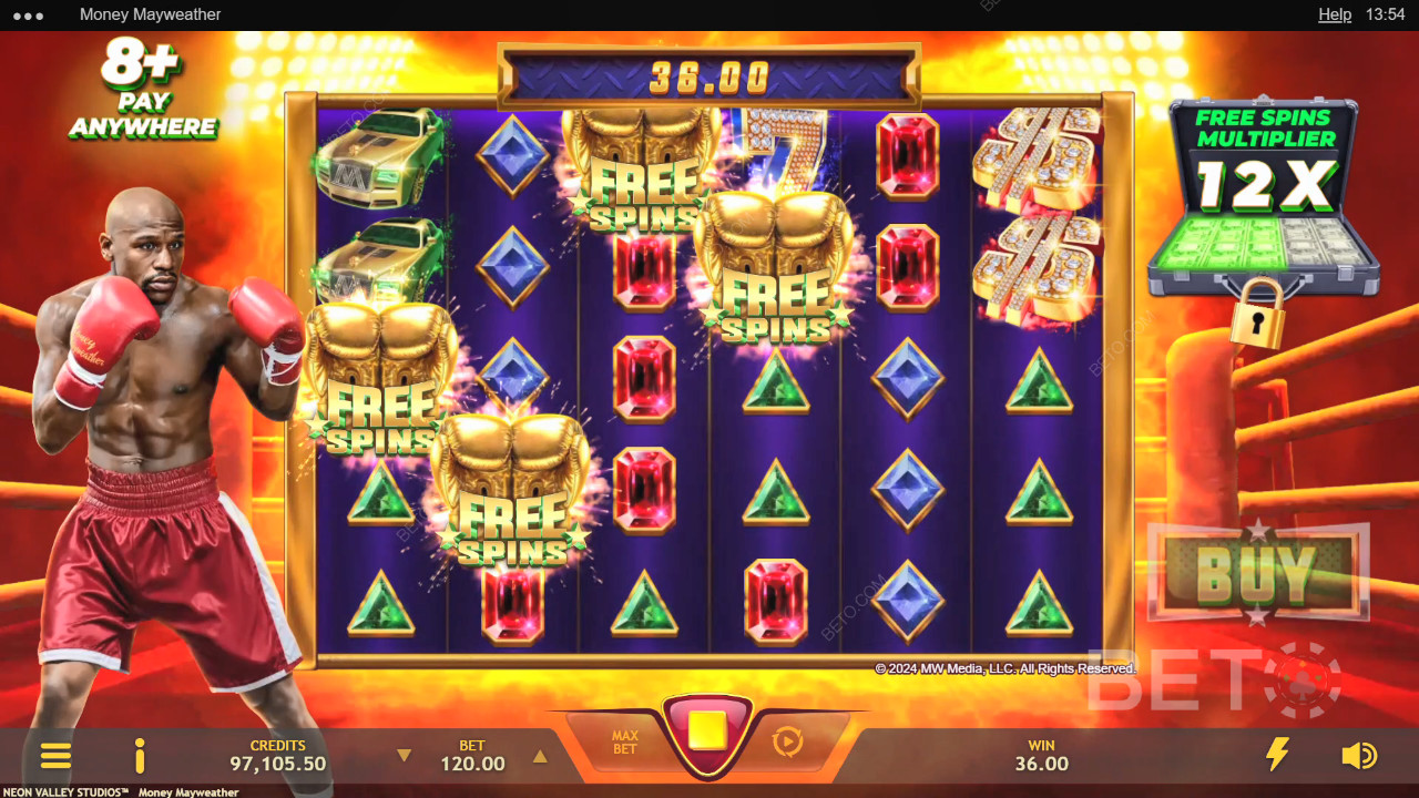 Recenzja Money Mayweather od BETO Slots