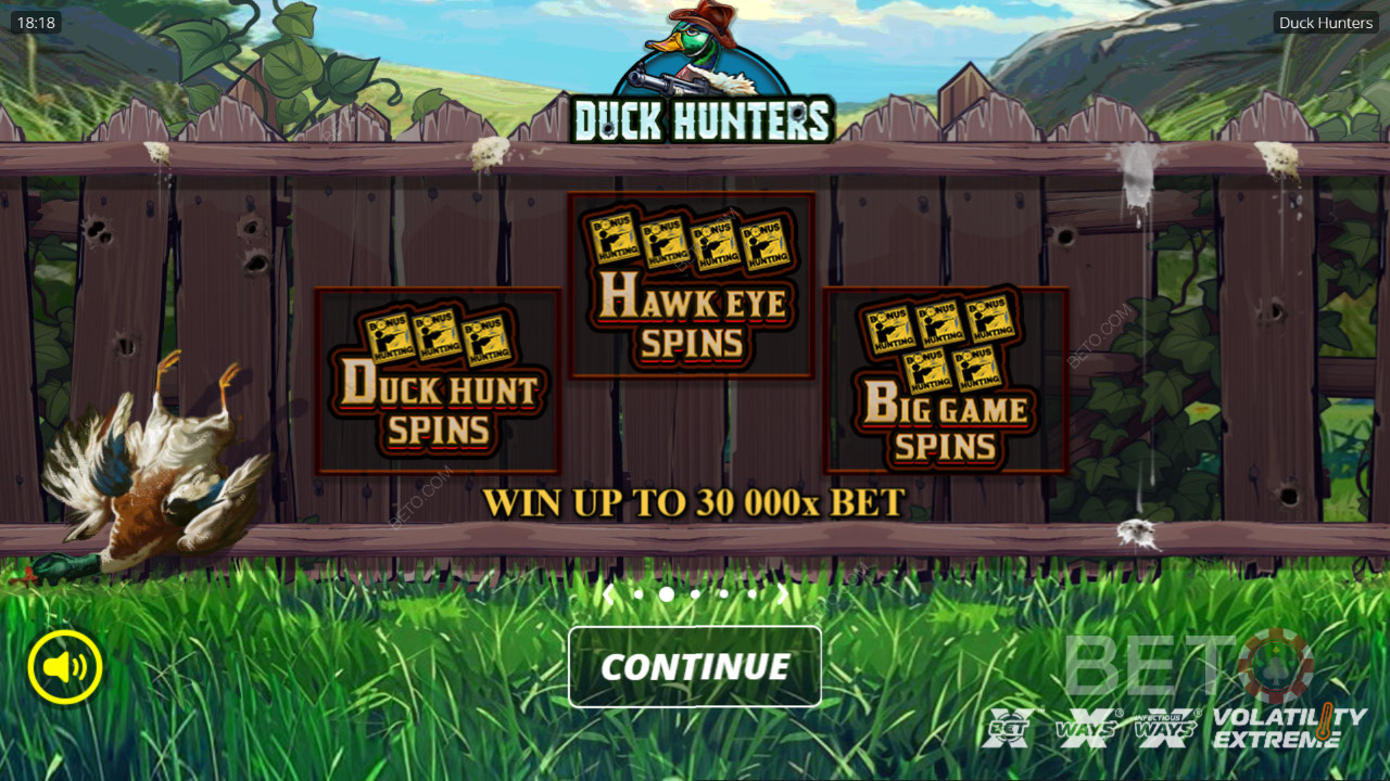 Wygraj 30 000x swój zakład na slocie Duck Hunters!