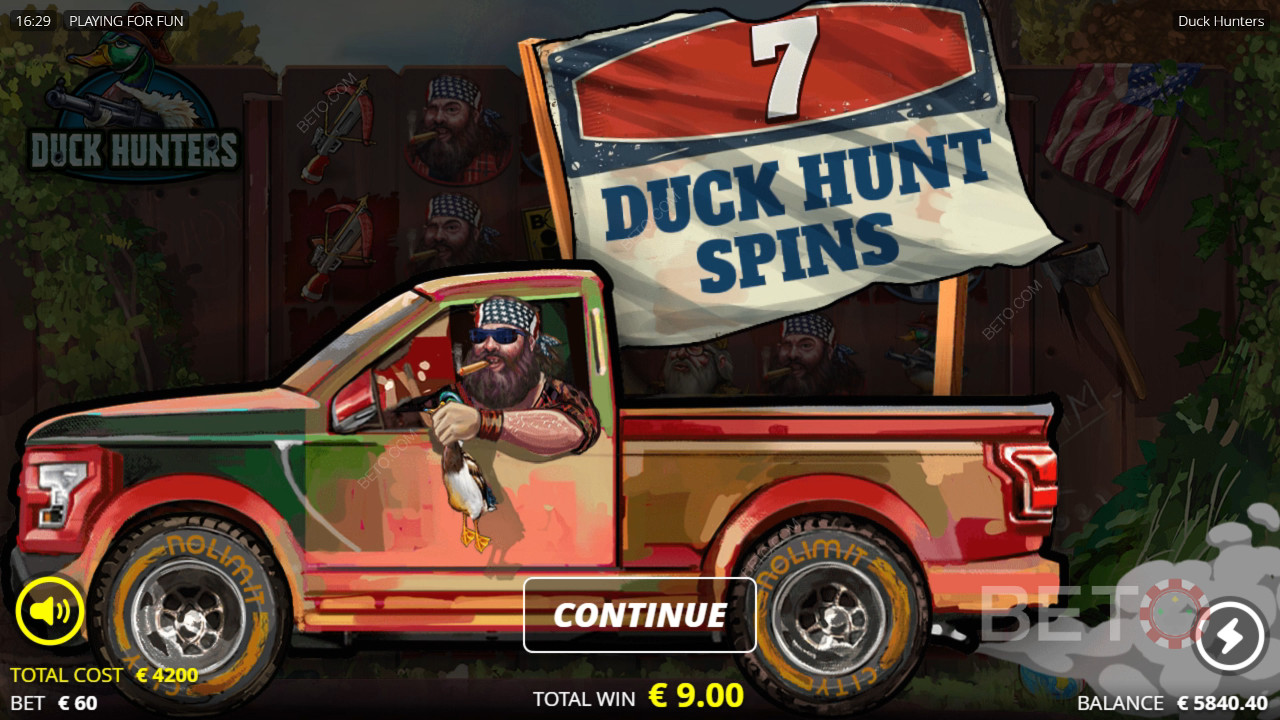 Funkcje bonusowe wyjaśnione w Duck Hunters przez Nolimit City