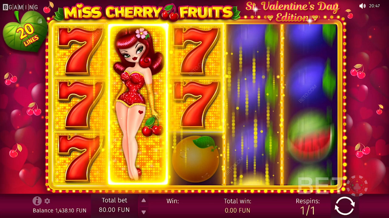 Siatka 5x3 w Miss Cherry Fruits