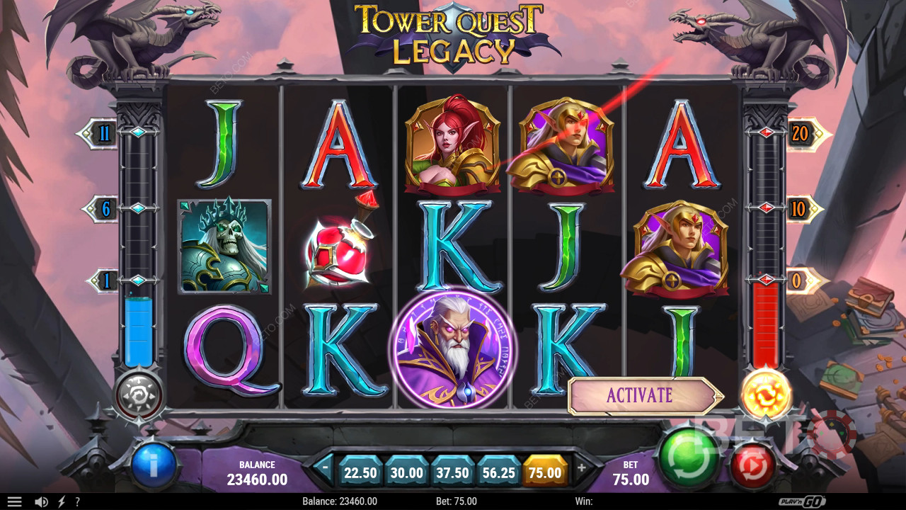 Recenzja Tower Quest Legacy od BETO Slots