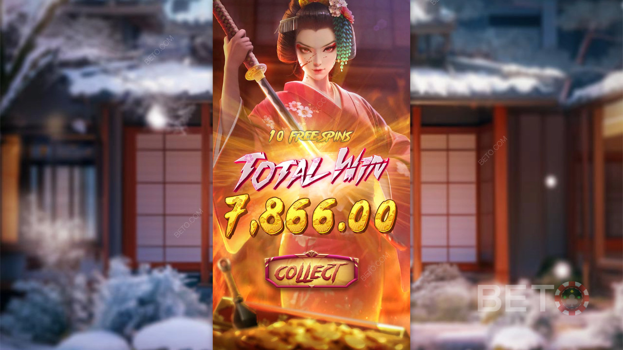 Wygraj 5 000x swój zakład na slocie online Geisha