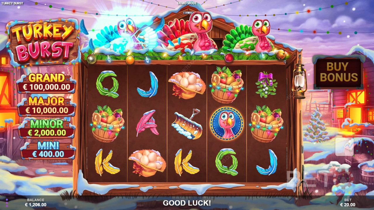 Recenzja Turkey Burst od BETO Slots