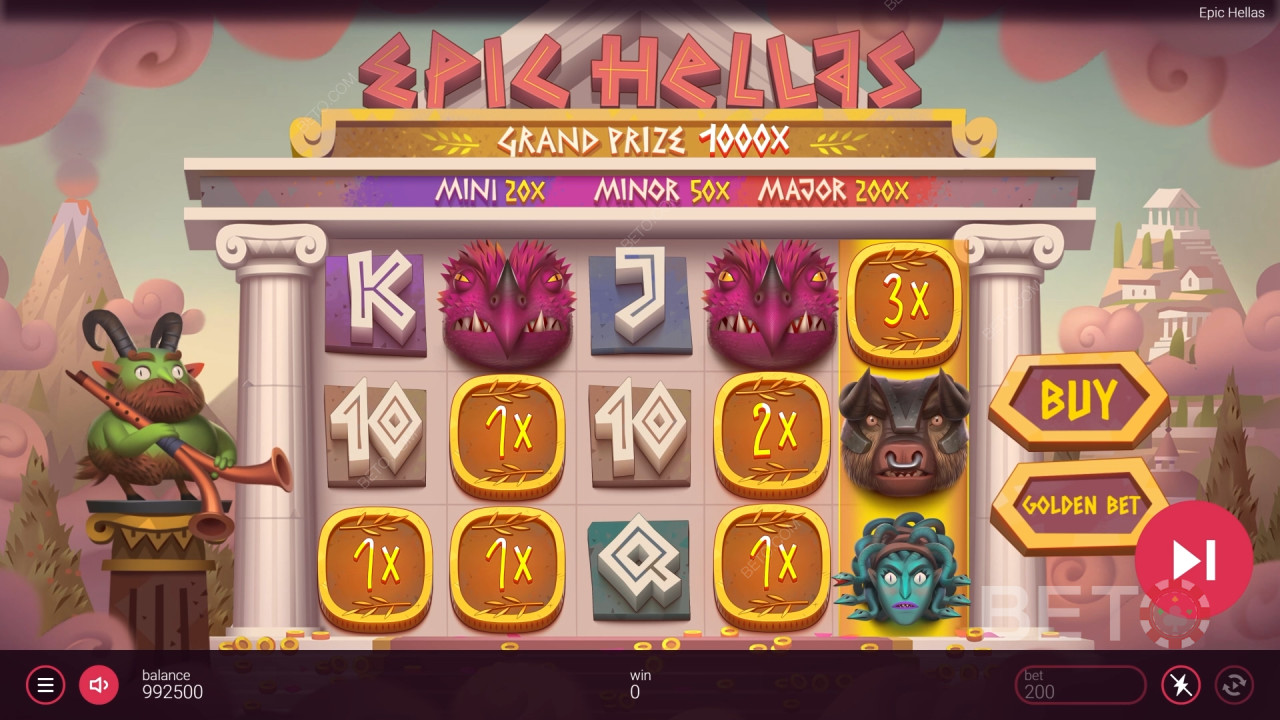 Recenzja Epic Hellas od BETO Slots
