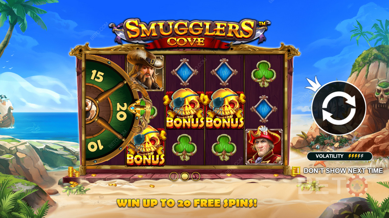Specjalna runda bonusowa w Smugglers Cove