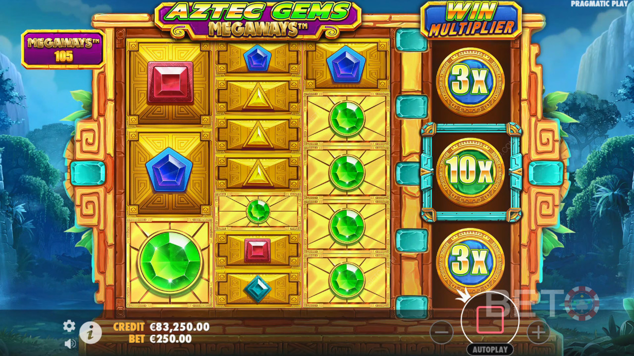Recenzja Aztec Gems Megaways od BETO Slots