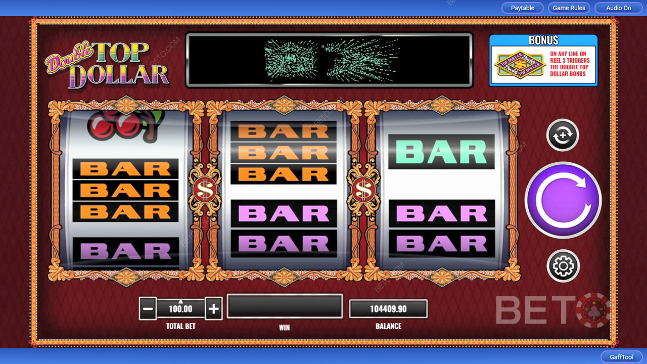 Double Top Dollar Graj Za Darmo