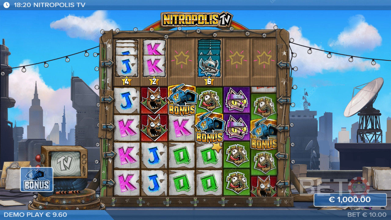 Recenzja Nitropolis TV od BETO Slots