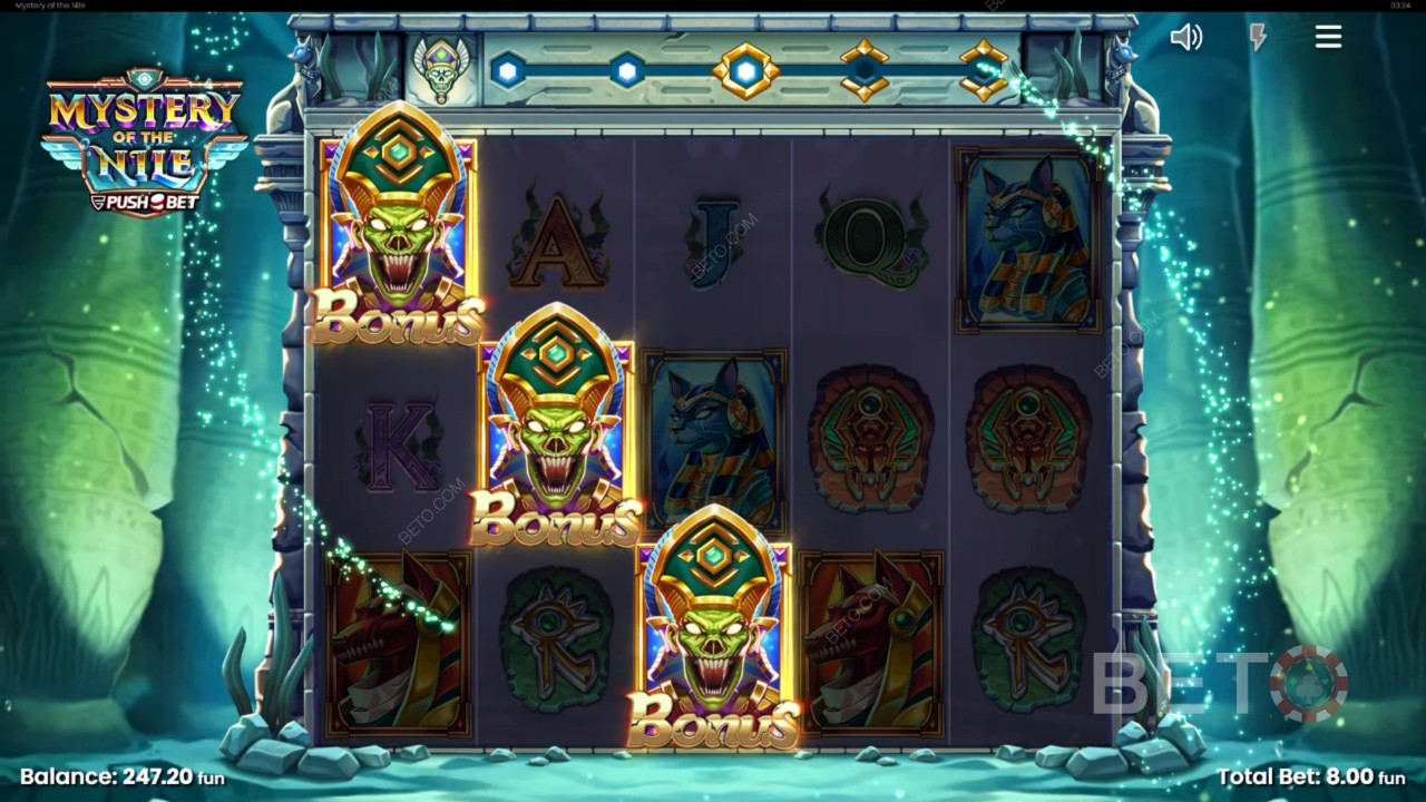 Recenzja Mystery of the Nile od BETO Slots