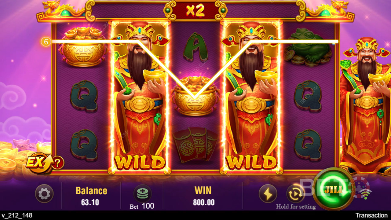 Recenzja Jili Caishen od BETO Slots