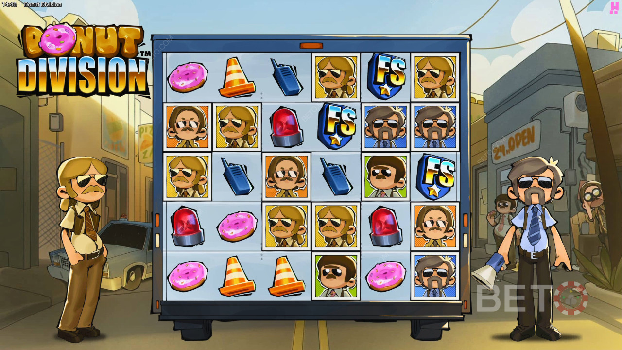 Recenzja Donut Division od BETO Slots
