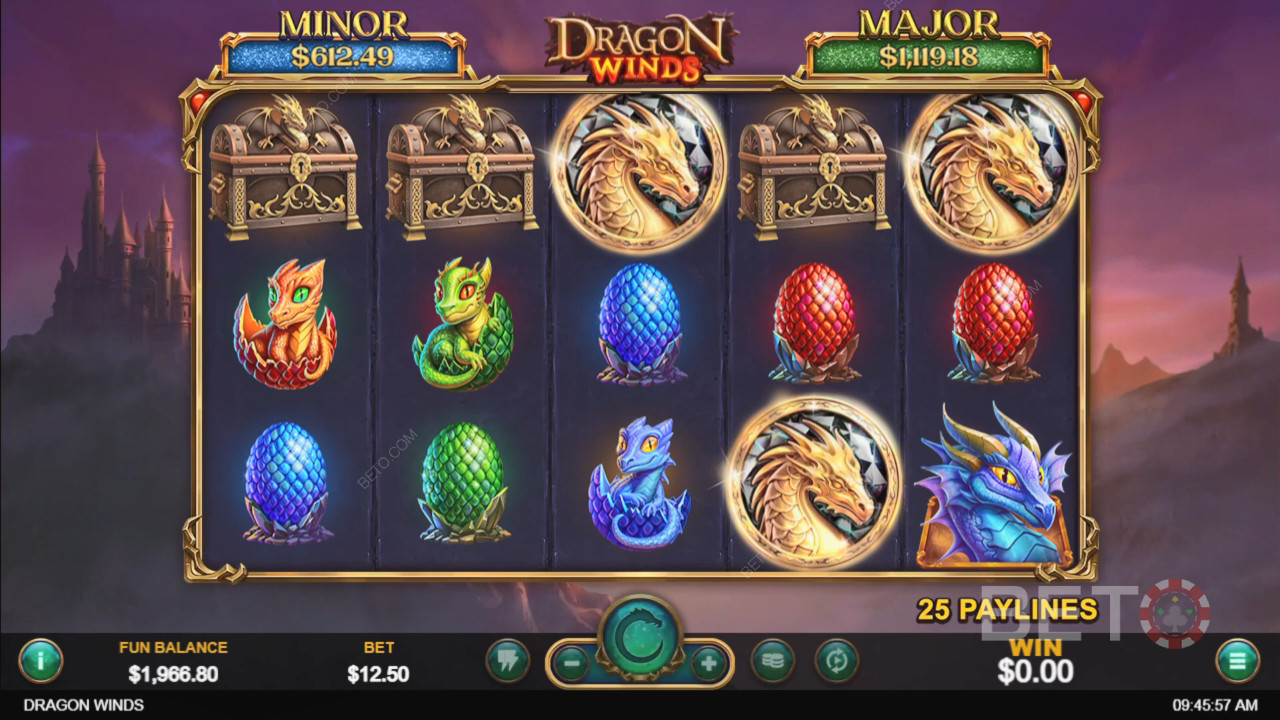 Recenzja Dragon Winds od BETO Slots
