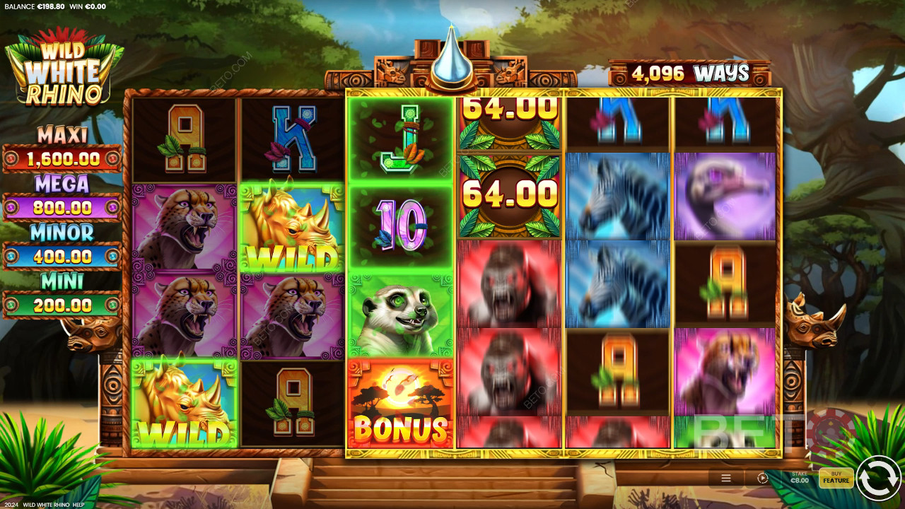 Recenzja Wild White Rhino od BETO Slots