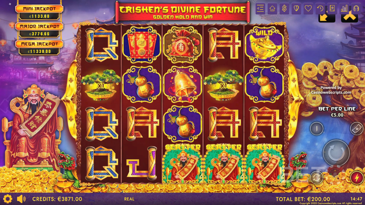 Caishen's Divine Fortune Graj Za Darmo