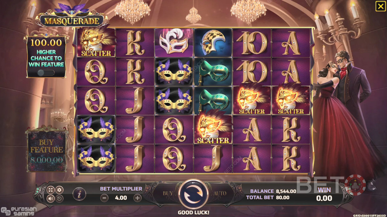 Recenzja Masquerade od BETO Slots