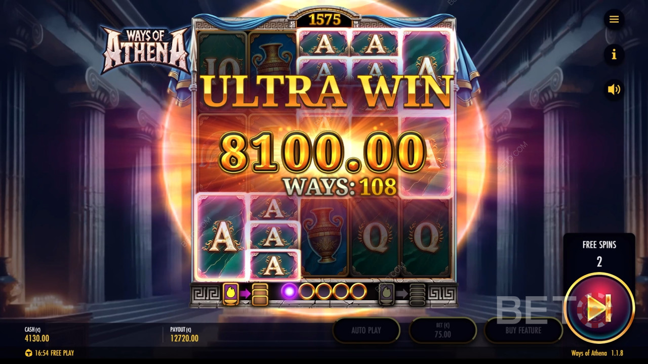 Recenzja Ways of Athena od BETO Slots