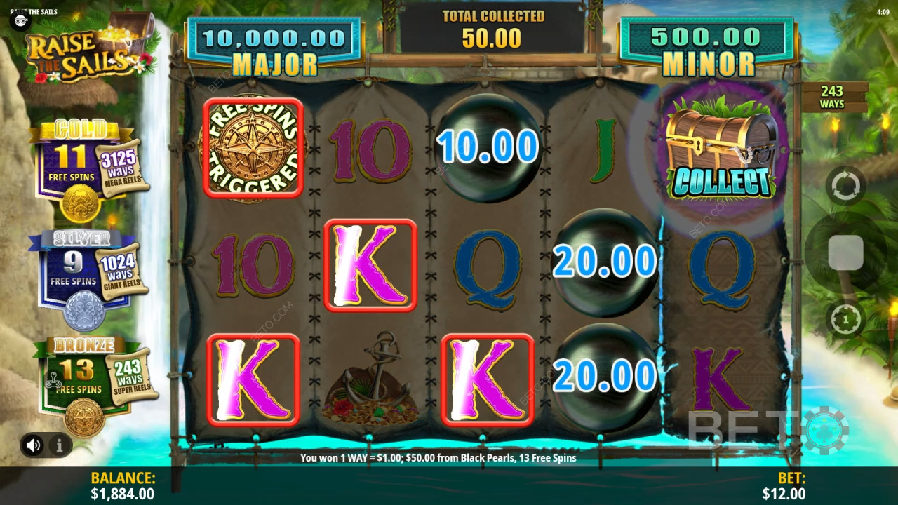 Recenzja Raise the Sails od BETO Slots