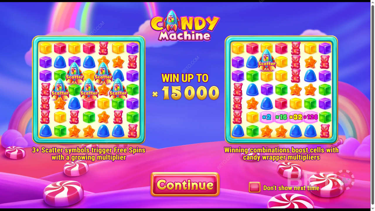 Funkcje bonusowe wyjaśnione w Candy Machine przez Barbarę Bang