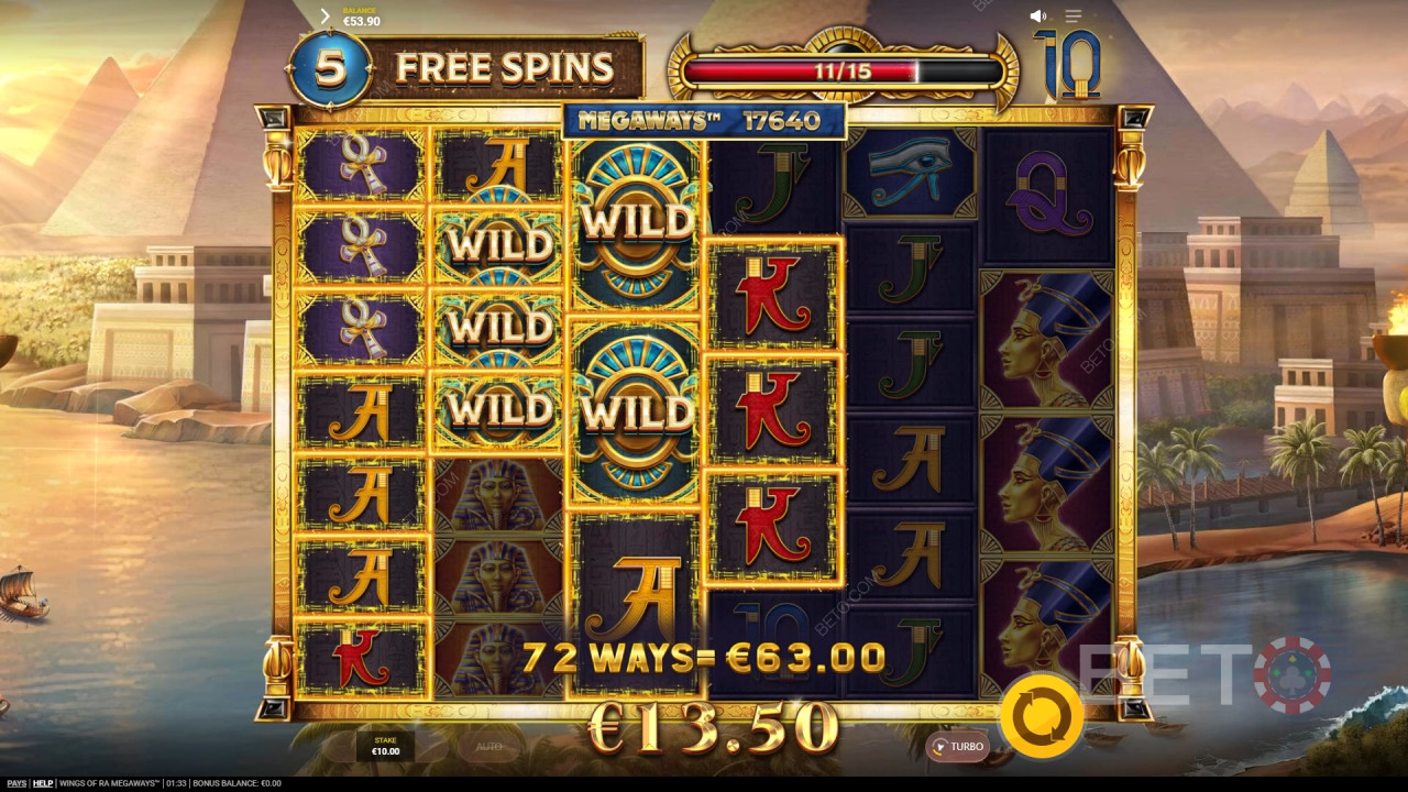 Recenzja Wings of Ra Megaways od BETO Slots