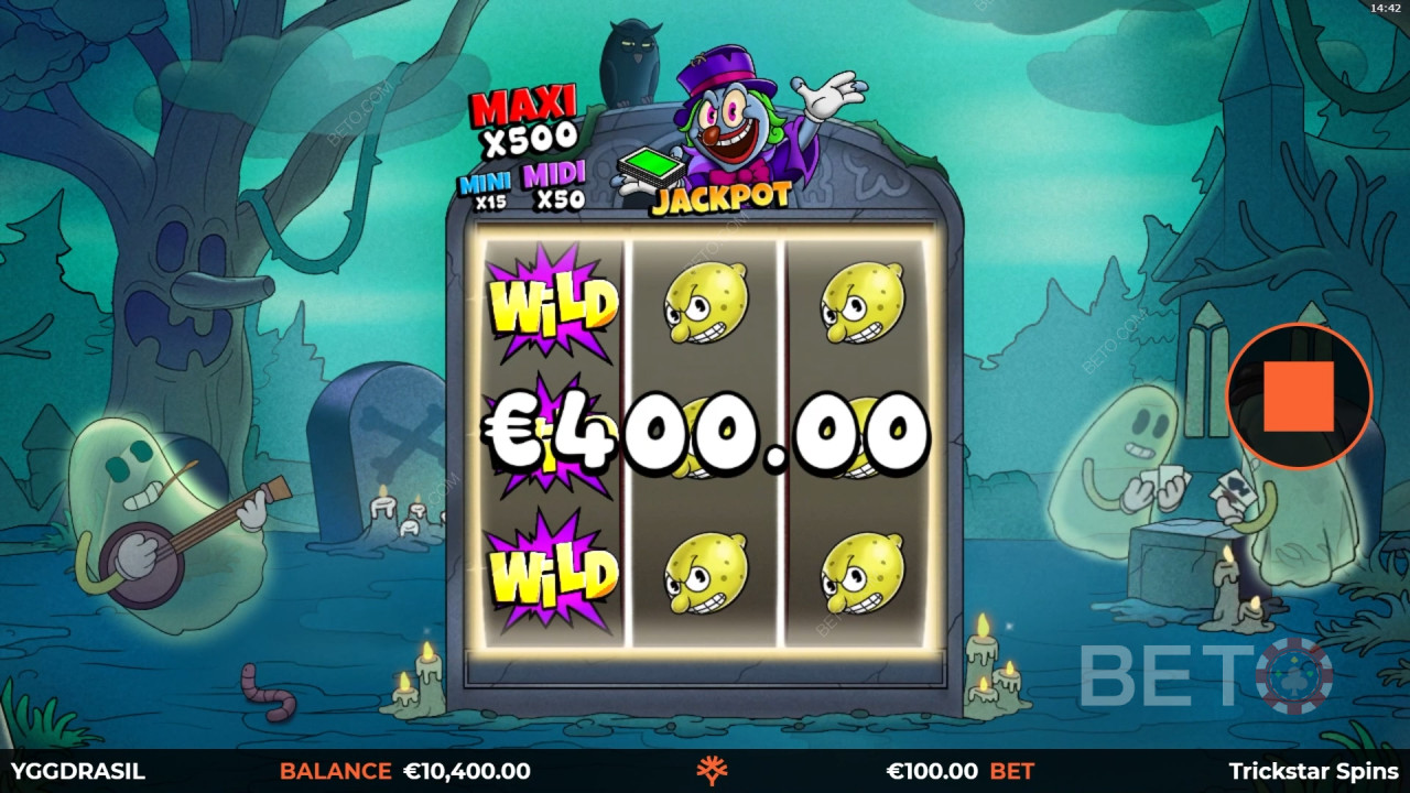 Recenzja Trickstar Spins od BETO Slots