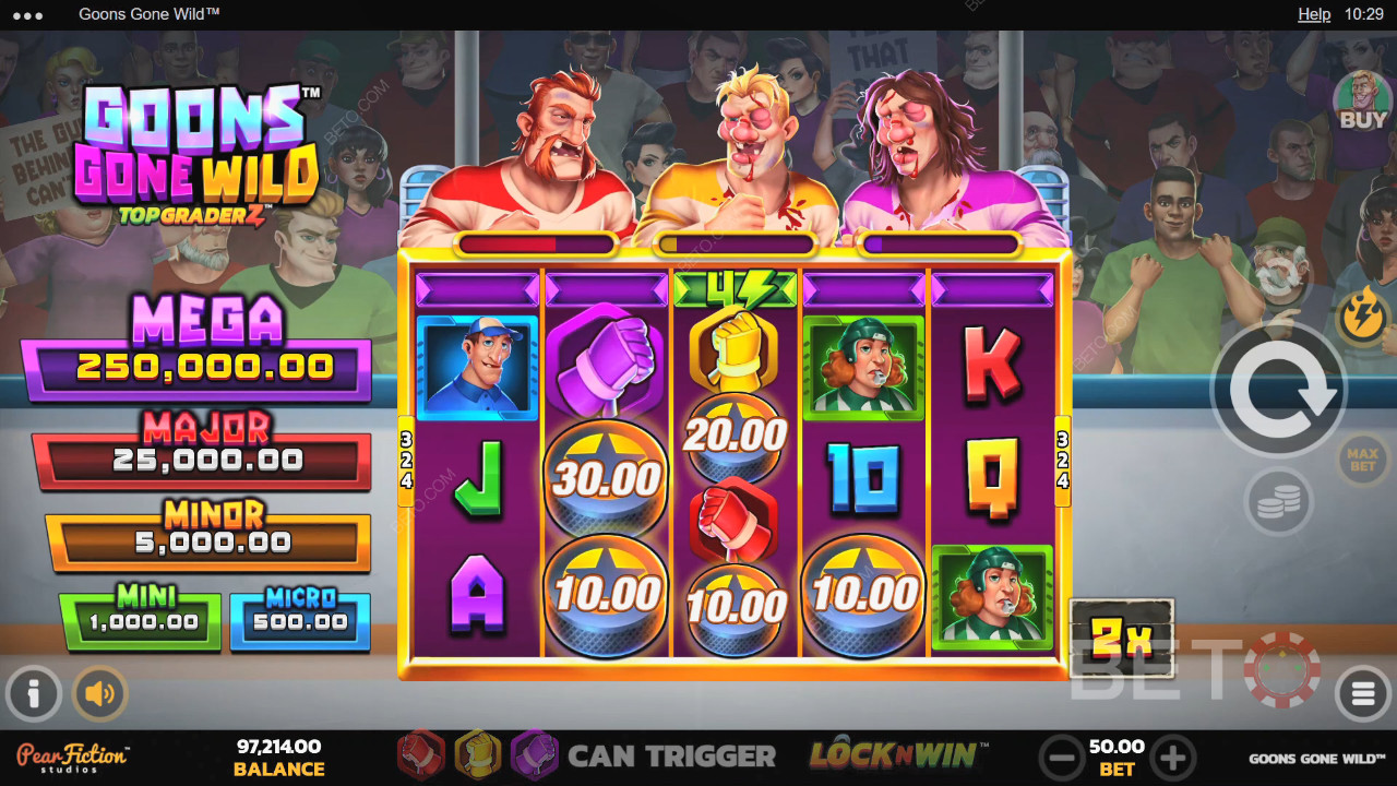 Recenzja Goons Gone Wild od BETO Slots