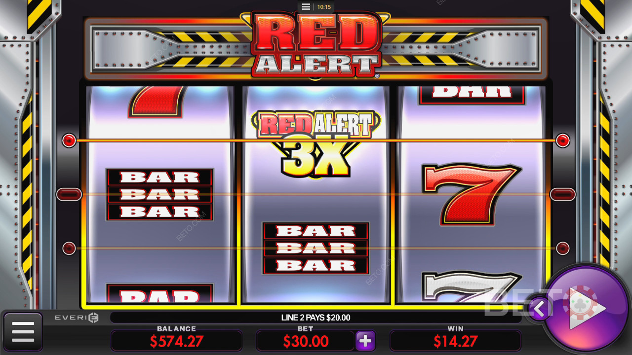 Recenzja Red Alert od BETO Slots