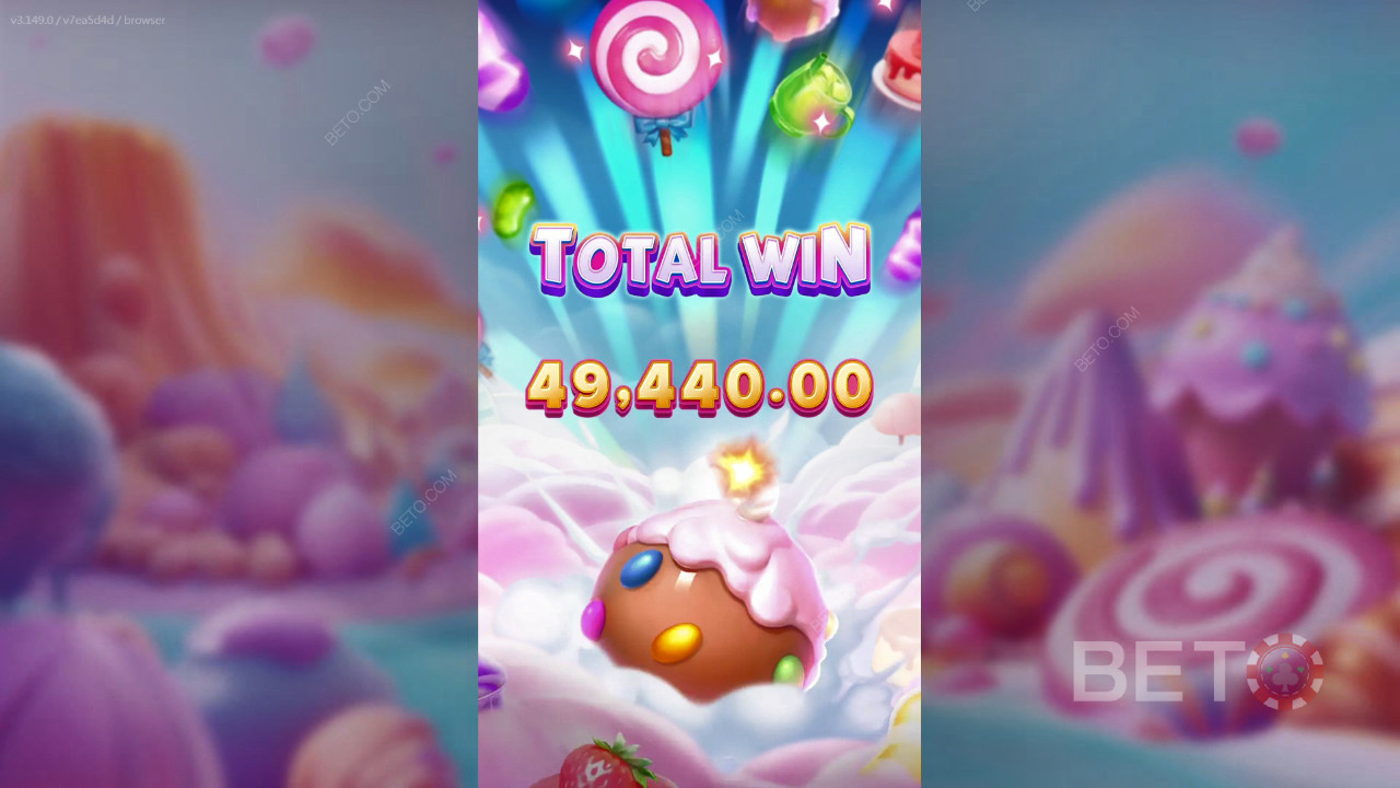 Wygraj 25 000x swój zakład na slocie Pop Pop Candy 1000 online!