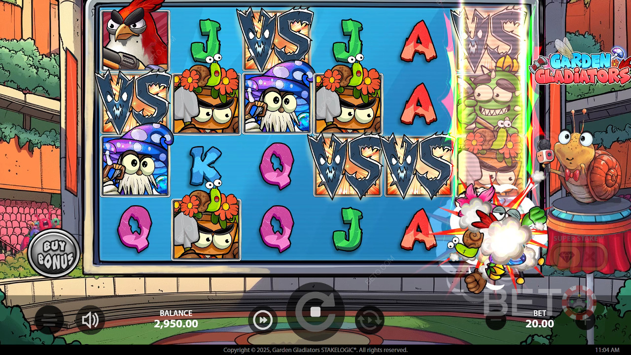 Recenzja Garden Gladiators od BETO Slots