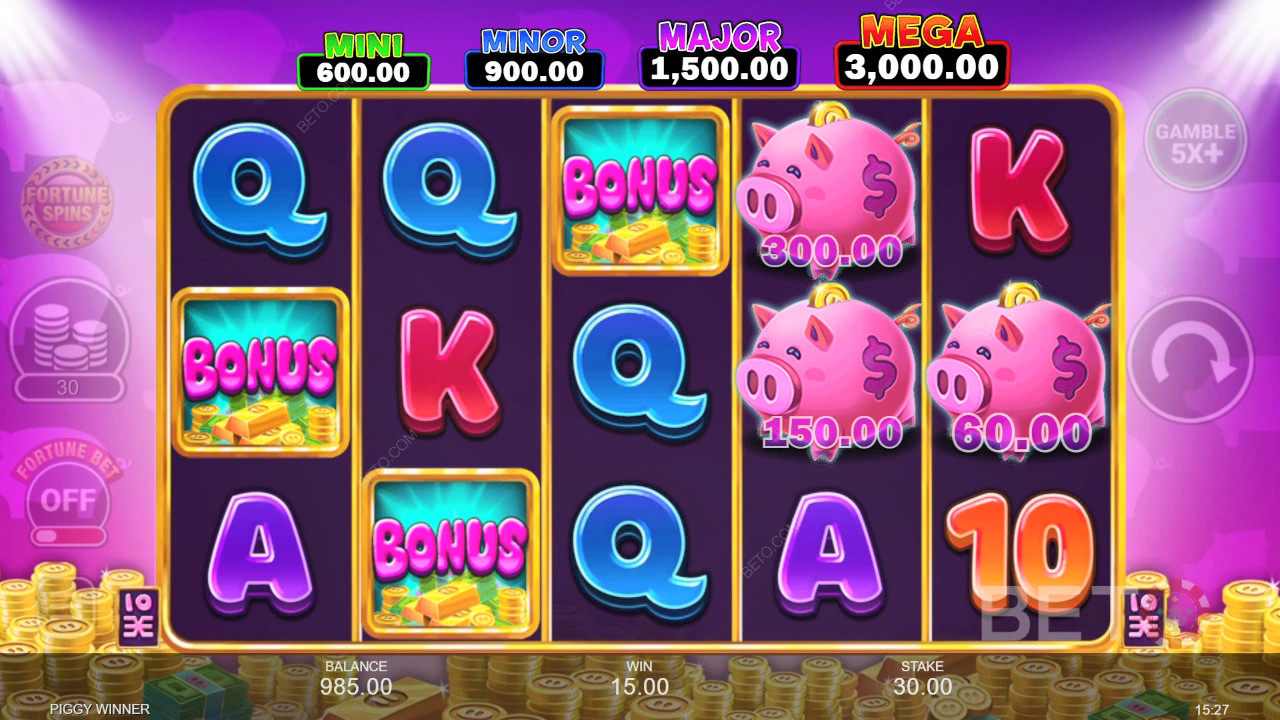 Funkcje bonusowe wyjaśnione w Piggy Winner przez Inspired Gaming