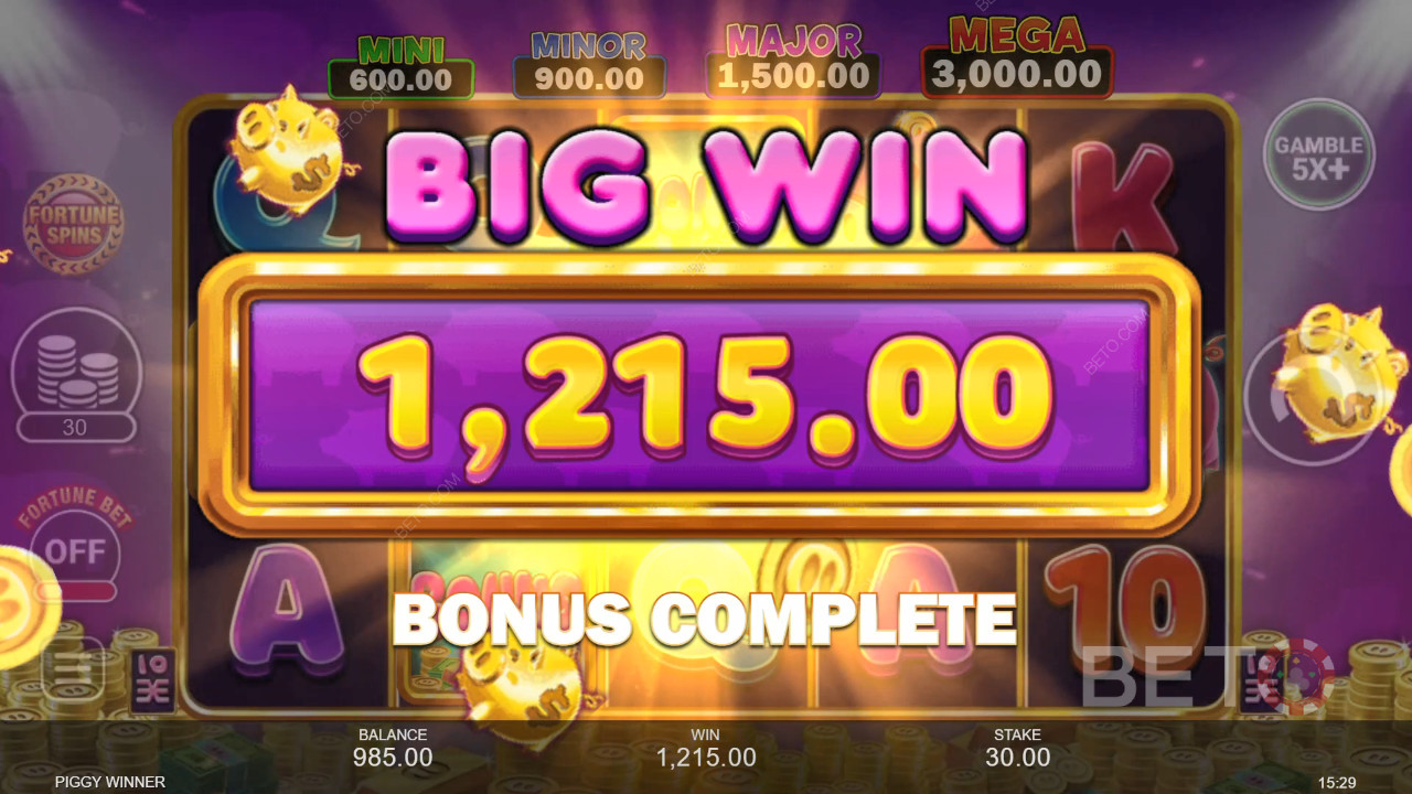 Wygraj 8,333x swój zakład na slocie Piggy Winner!