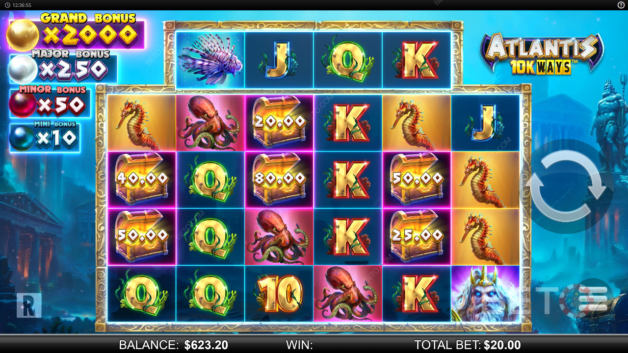 Recenzja Atlantis 10K Ways od BETO Slots