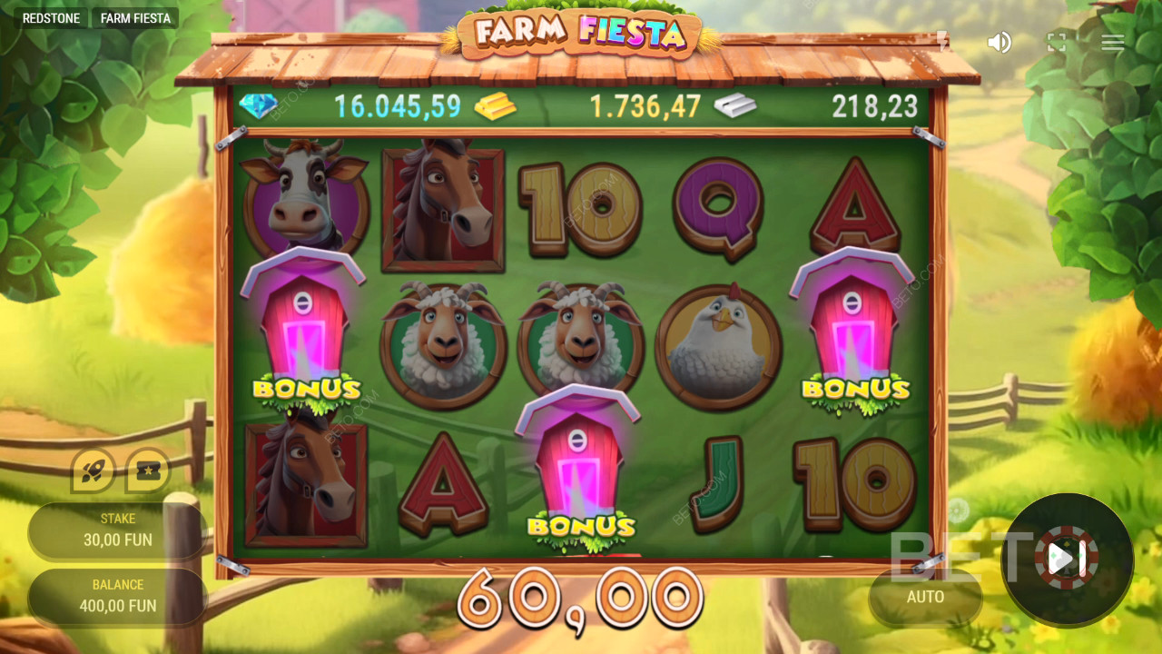 Recenzja Farm Fiesta od BETO Slots