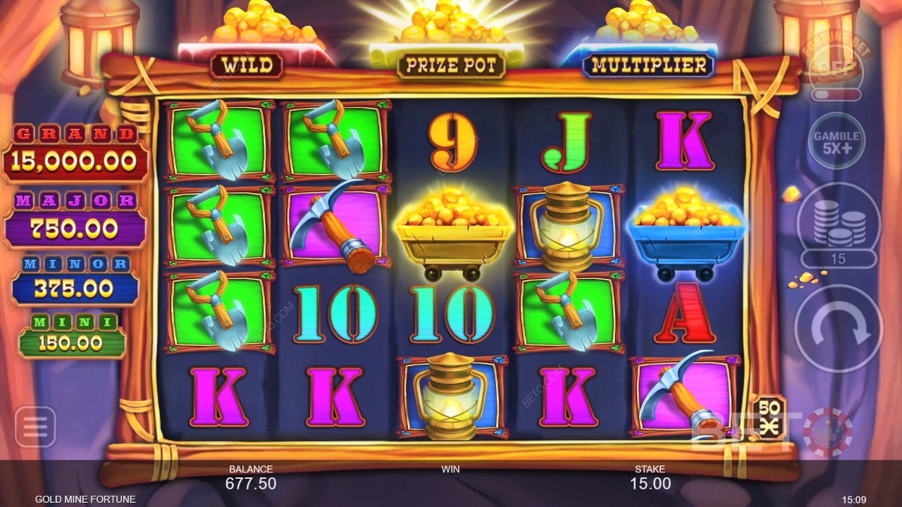 Recenzja Gold Mine Fortune od BETO Slots