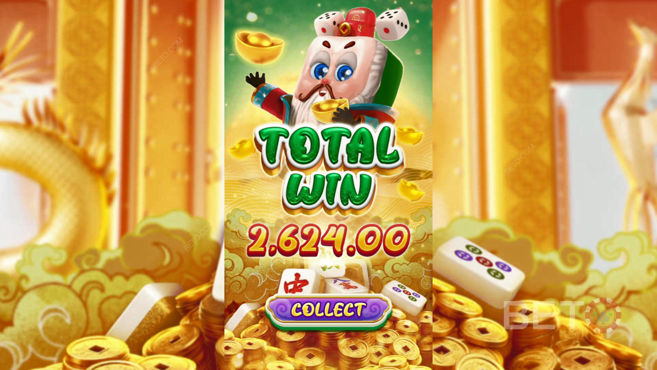 Wygraj 8 000x swój zakład na slocie Mahjong Riches!