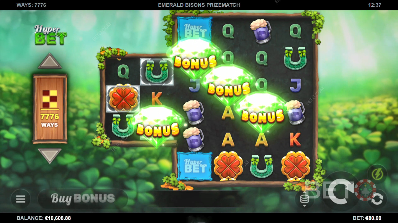 Recenzja Emerald Bisons PrizeMatch od BETO Slots