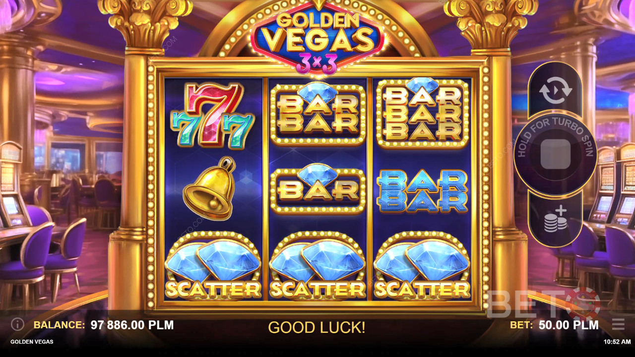 Recenzja Golden Vegas 3x3 od BETO Slots
