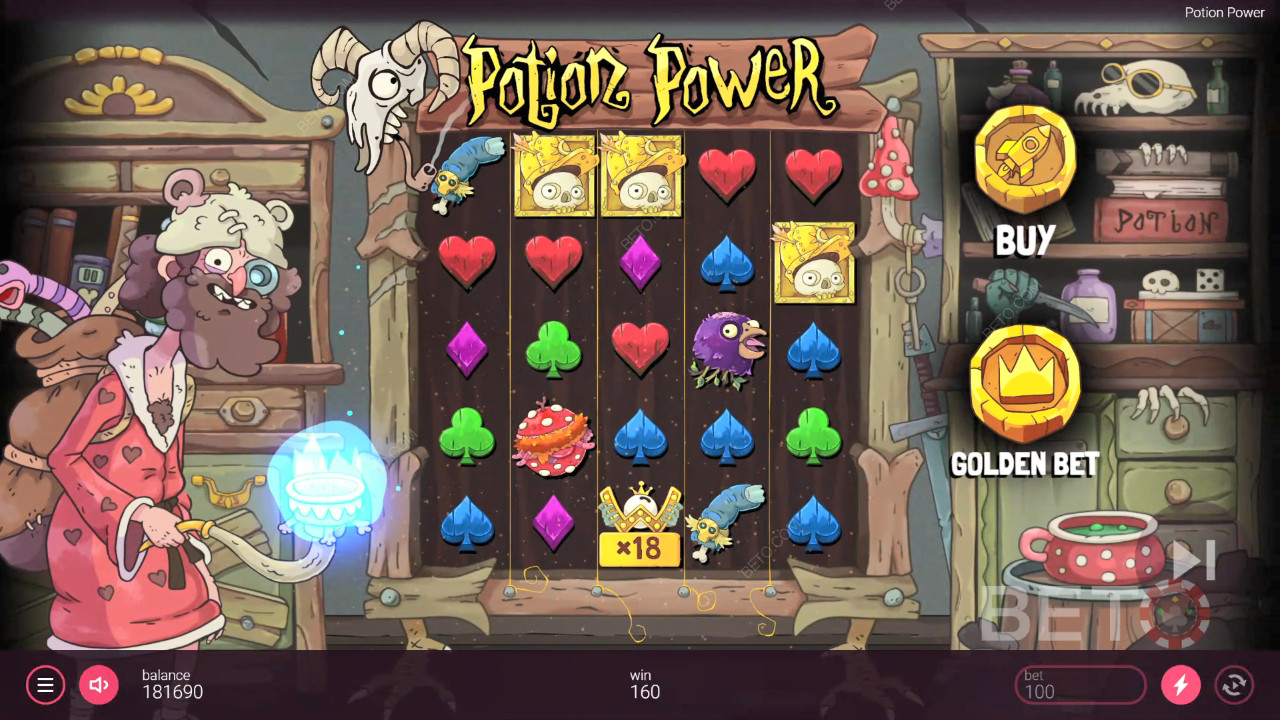 Recenzja Potion Power od BETO Slots