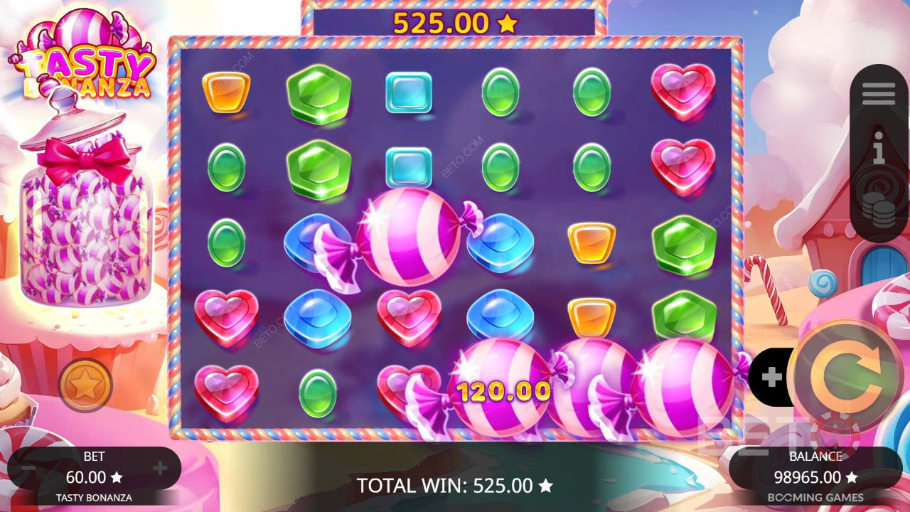 Recenzja Tasty Bonanza od BETO Slots