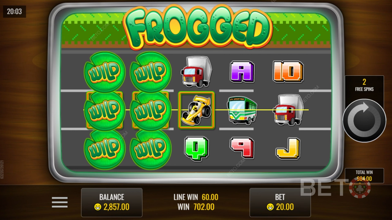 Recenzja Frogged od BETO Slots